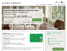 Tablet Screenshot of lauraashleycards.com